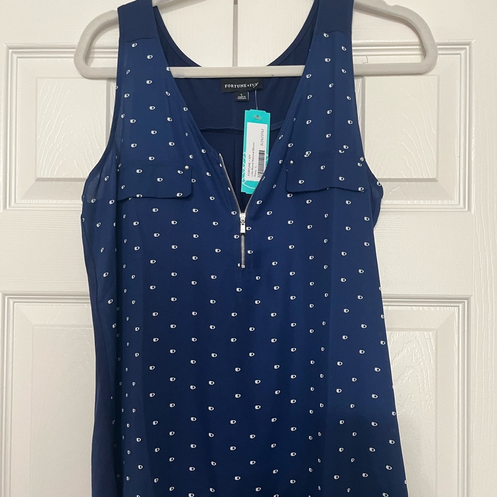 NWT Fortune + IVY tank top blouse
